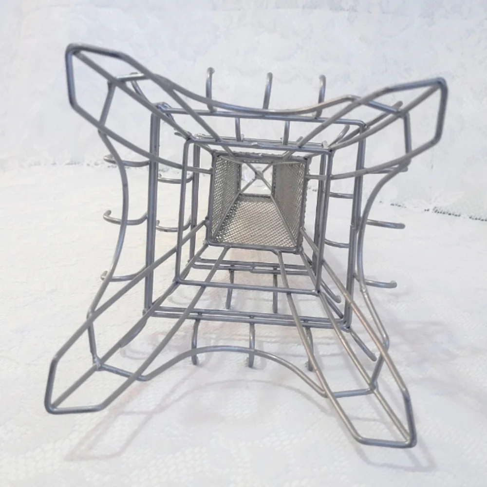 Paris Eiffel Tower Metal Jewelry Organizer Stand Necklace Bracelet Ring Holder